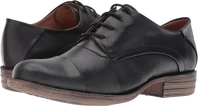 Miz Mooz Letty (Black) Women's Lace up casual Shoes Cover