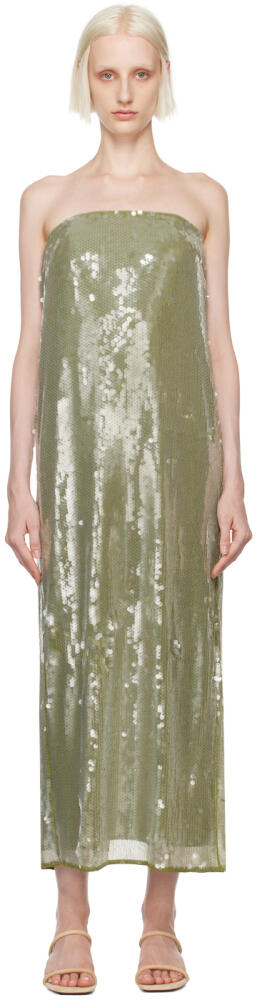 Staud Green Casey Maxi Dress Cover