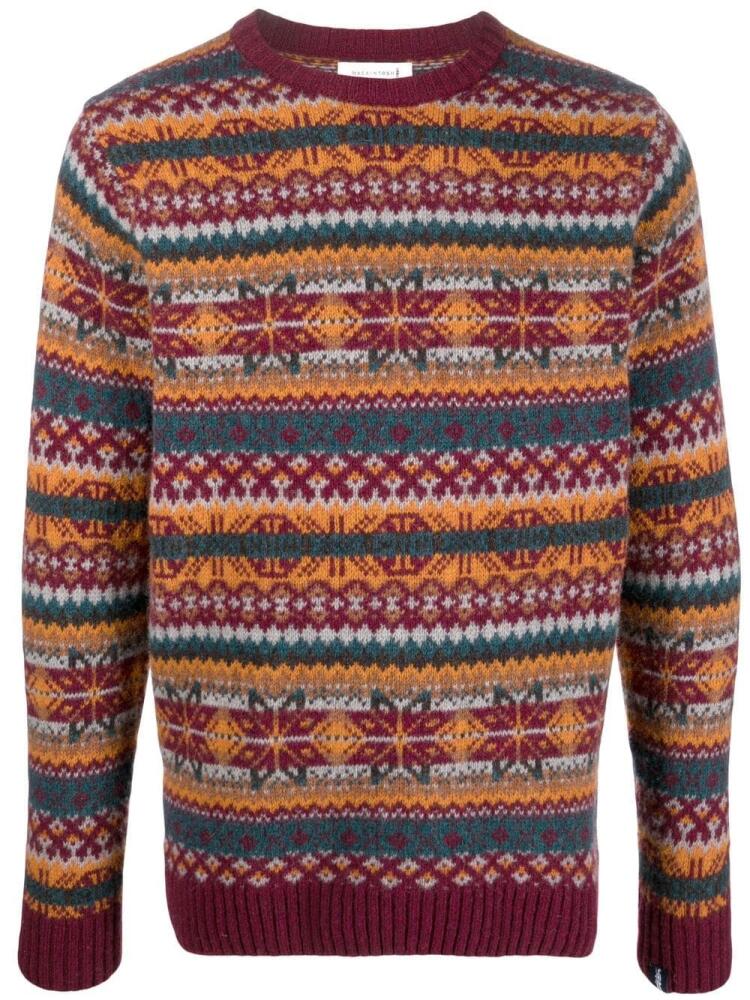 Mackintosh IMPULSE Fair Isle knit jumper - Neutrals Cover