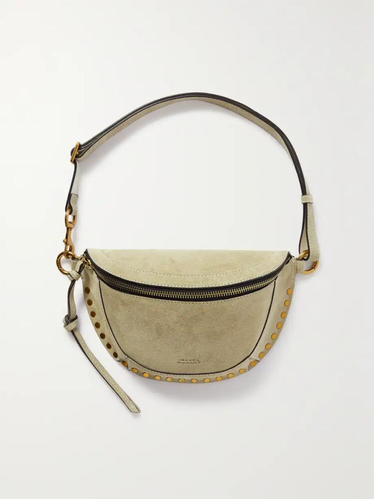 Isabel Marant - Skano Studded Suede Belt Bag - Neutrals Cover