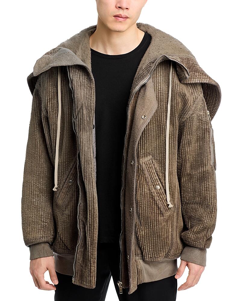 Drkshdw Rick Owens Hooded Padded Bomber Jacket Cover