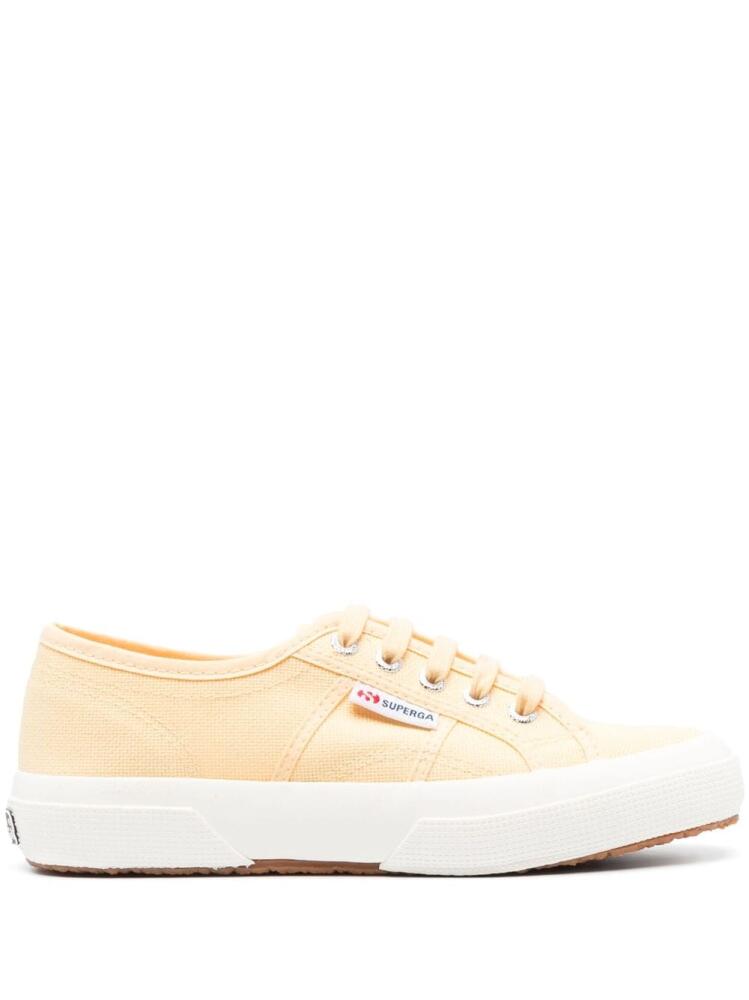 Superga low-top canvas sneakers - Yellow Cover