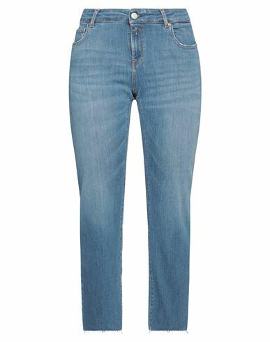 Replay Woman Jeans Blue Cotton, Modal, Polyester, Elastane Cover