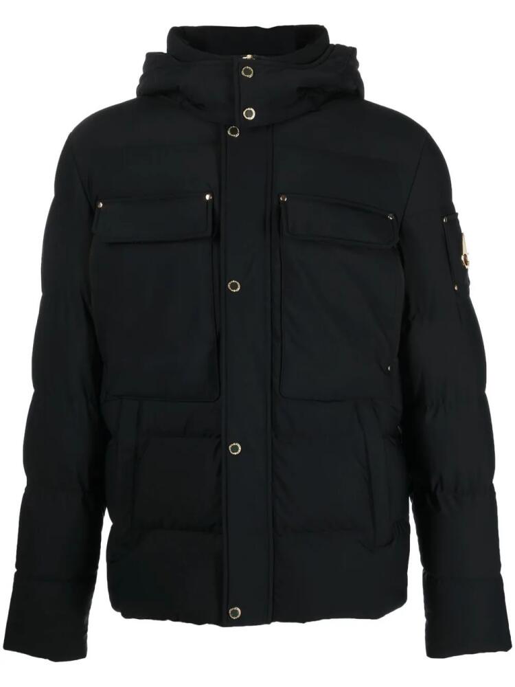 Moose Knuckles hooded padded jacket - Black Cover