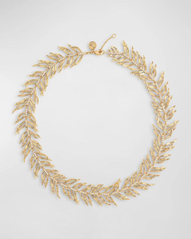 Anabel Aram Jewelry Palm Leaves Necklace Cover