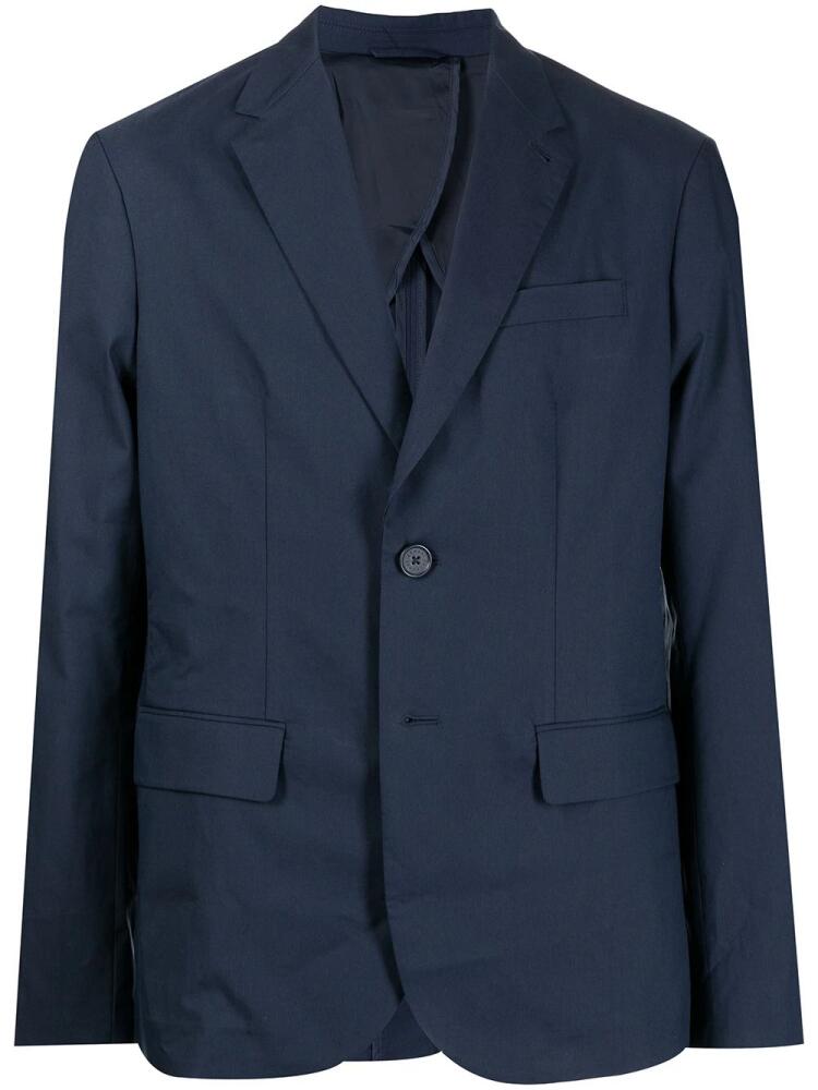 Armani Exchange single-breasted blazer - Blue Cover