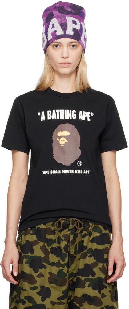 BAPE Black Lisa On Ape Head T-Shirt Cover