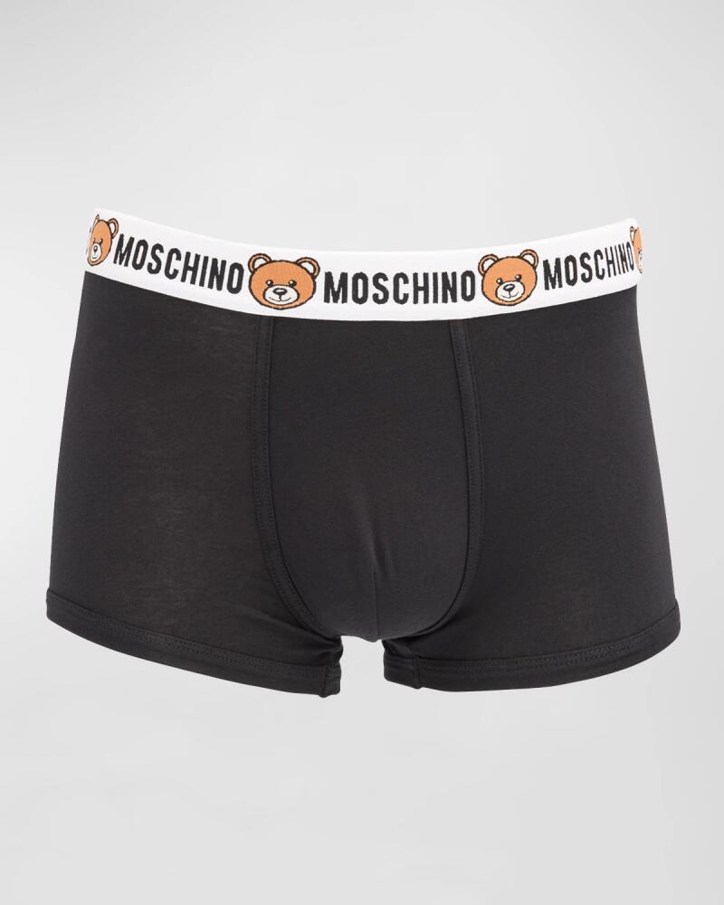 Moschino Men's 2-Pack Bear Logo Trunks Cover