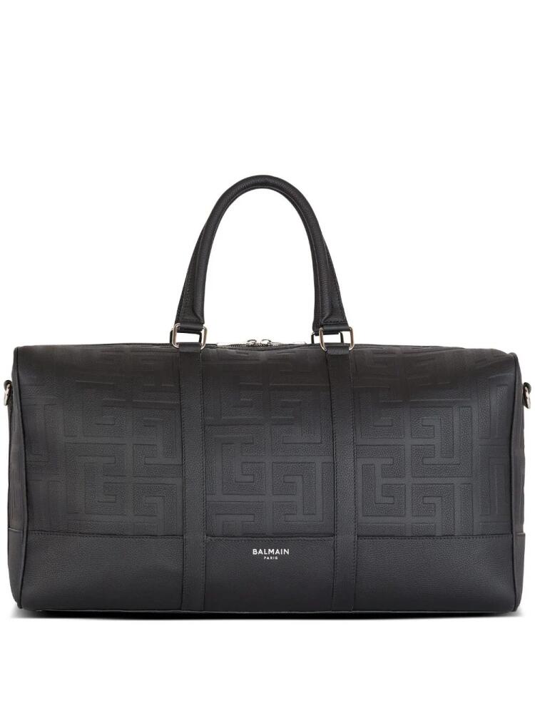 Balmain Voyage monogram duffle bag - Black Cover