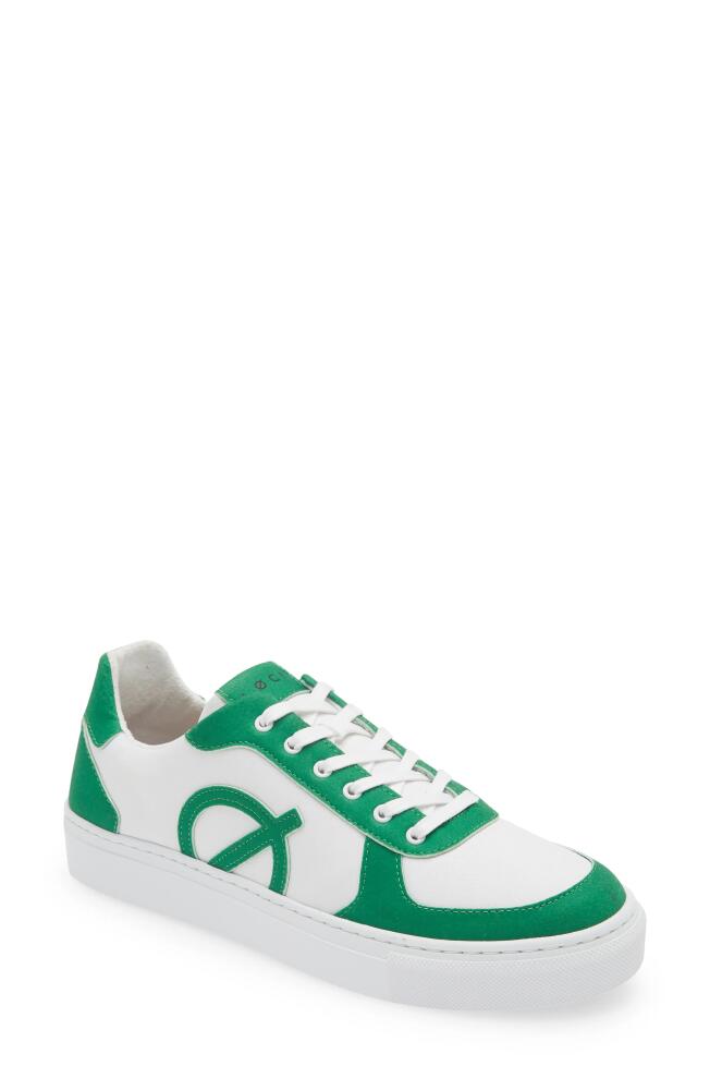 LOCI Classic Water Repellent Sneaker in White/Green/Green Cover