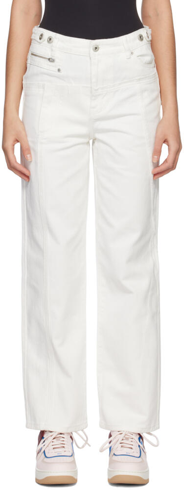 Feng Chen Wang White Deconstructed Jeans Cover