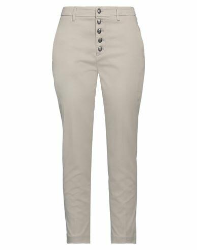 Dondup Woman Pants Light grey Cotton, Lyocell, Elastane Cover