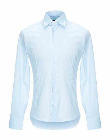 Takeshy Kurosawa Man Shirt Sky blue Cotton, Elastane Cover