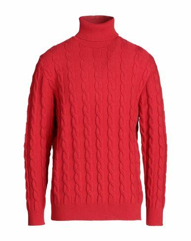 Cashmere Company Man Turtleneck Red Wool, Cashmere Cover