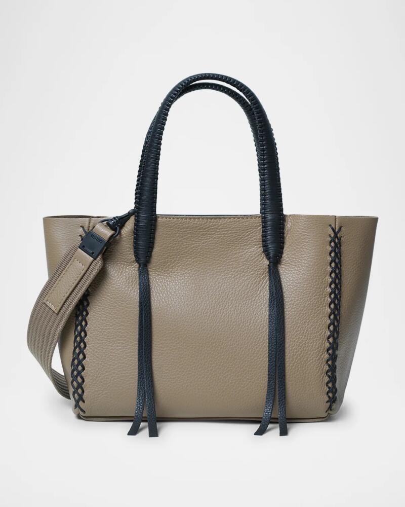 Callista Mini Grained Leather Tote Bag Cover