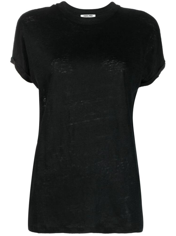 Max & Moi short-sleeve linen T-shirt - Black Cover