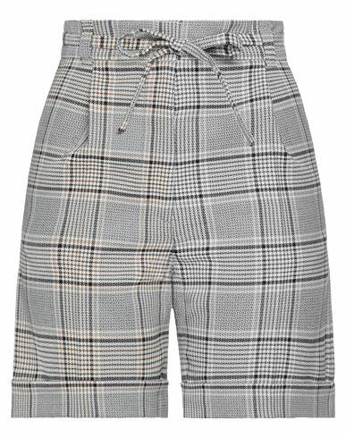 Baum Und Pferdgarten Woman Shorts & Bermuda Shorts Light grey Polyester, Viscose, Elastane Cover