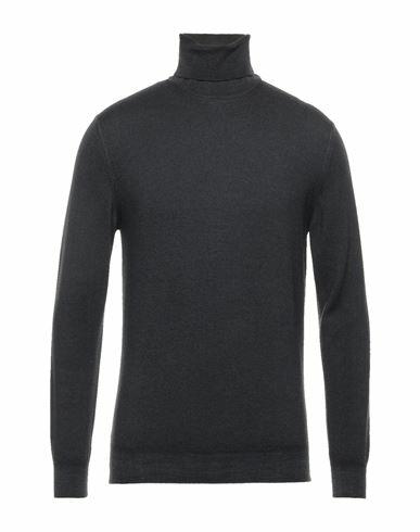 Filippo De Laurentiis Man Turtleneck Steel grey Merino Wool Cover