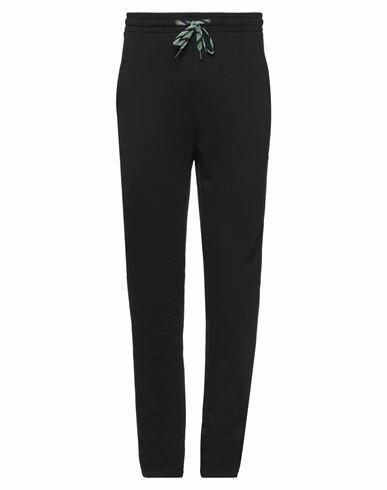 Bikkembergs Man Pants Black Cotton, Polyester Cover