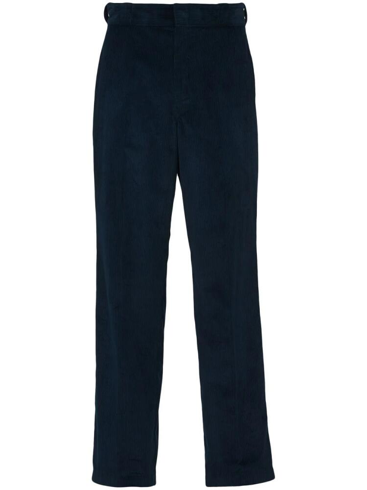 Prada corduroy straight-leg trousers - Blue Cover