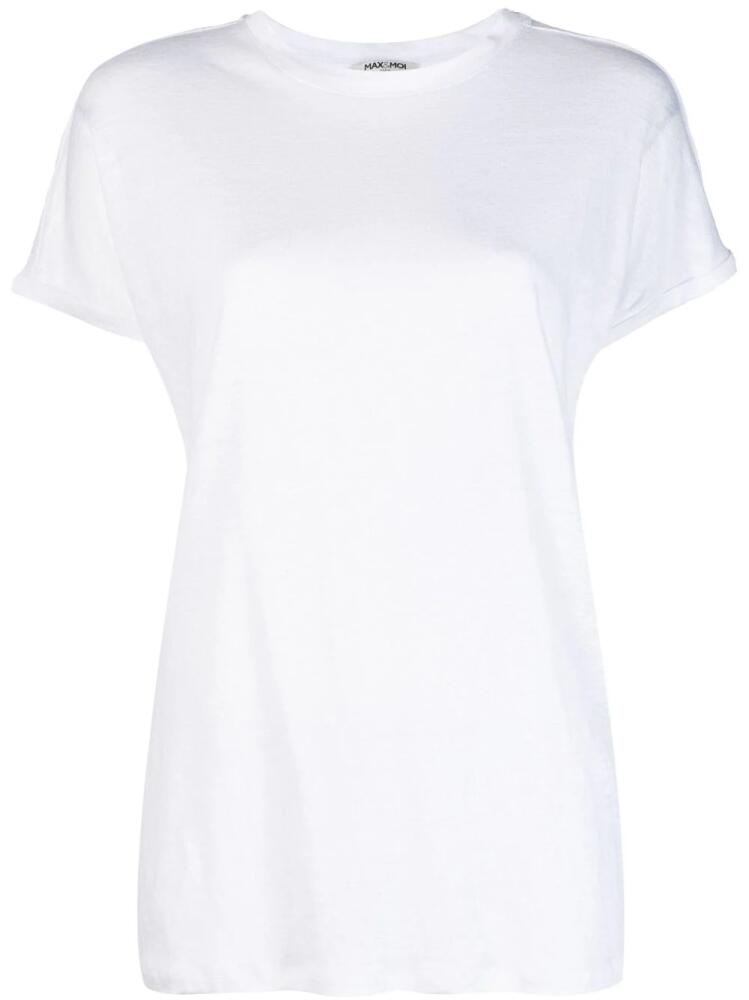 Max & Moi short-sleeve linen T-shirt - White Cover