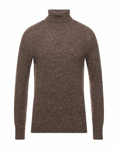 Drumohr Man Turtleneck Brown Virgin Wool, Cashmere, Polyamide Cover