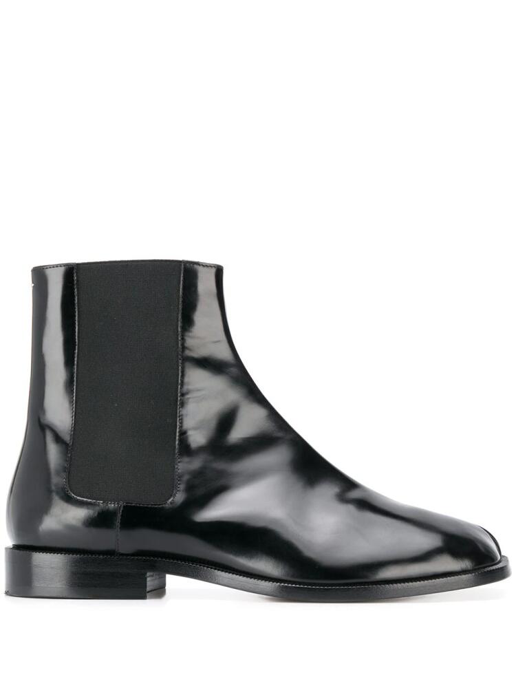 Maison Margiela Tabi leather Chelsea boots - Black Cover