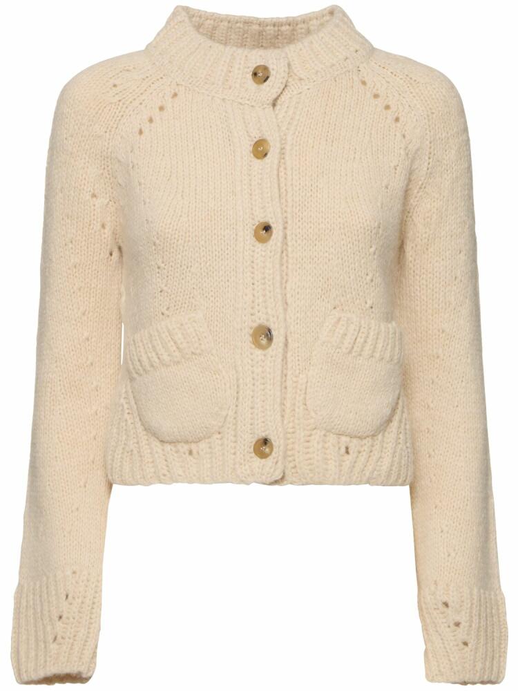 ERMANNO SCERVINO Buttoned Knit Cardigan Cover