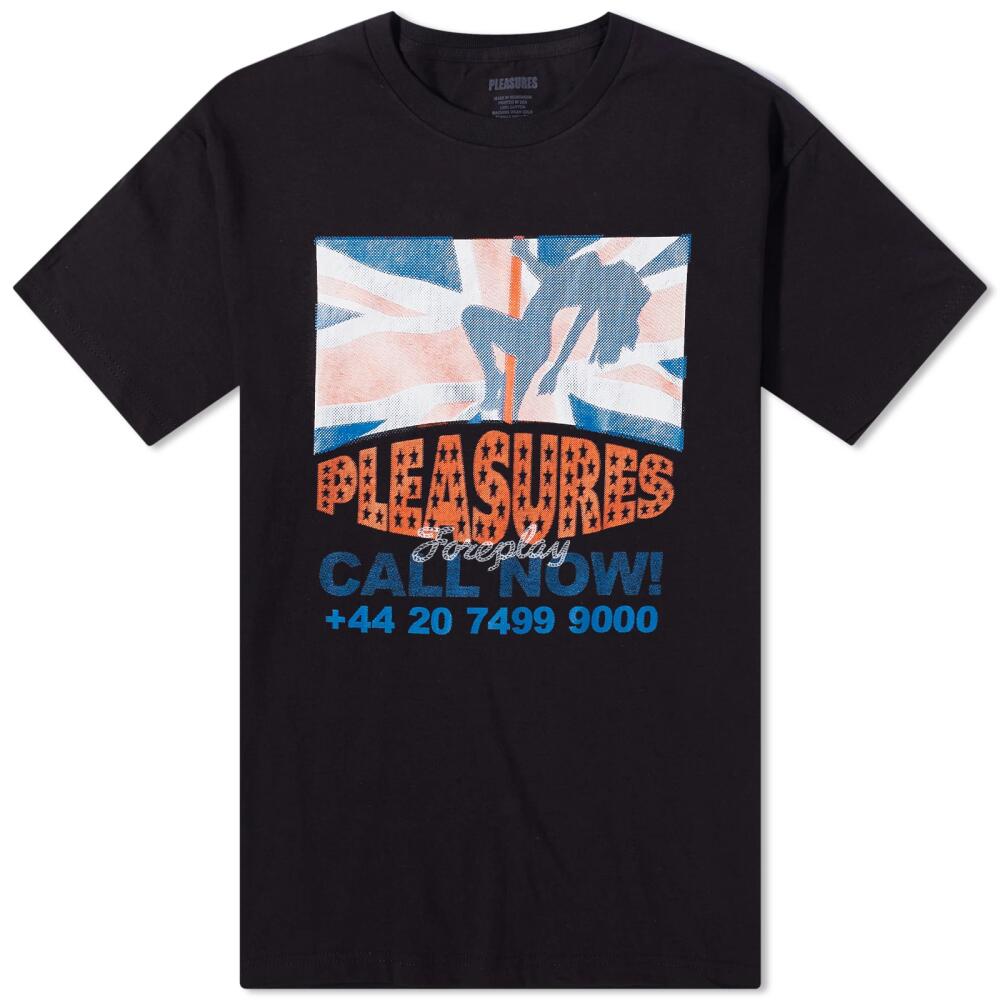 Pleasures Men's Call Now T-Shirt in Black Cover