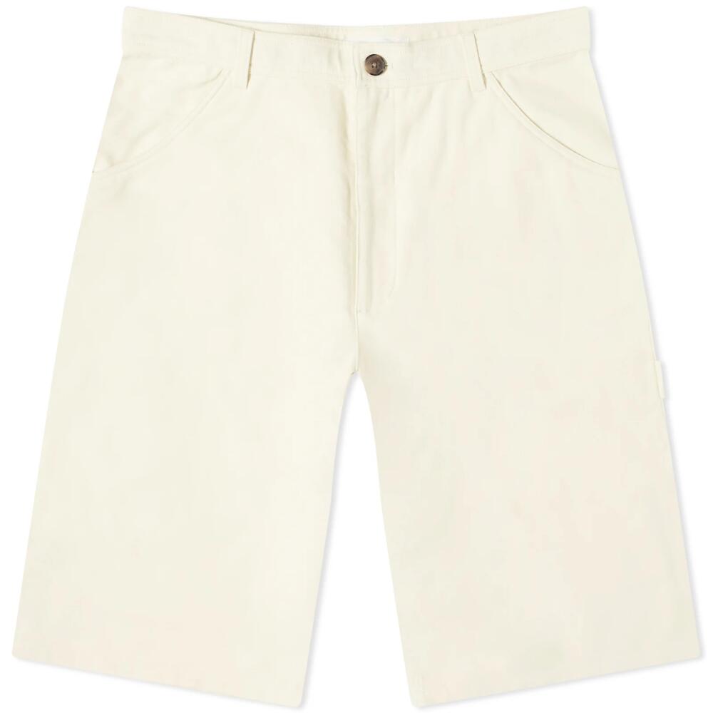 Wood Wood Men's Robbie carpenter shorts in Off-White Cover