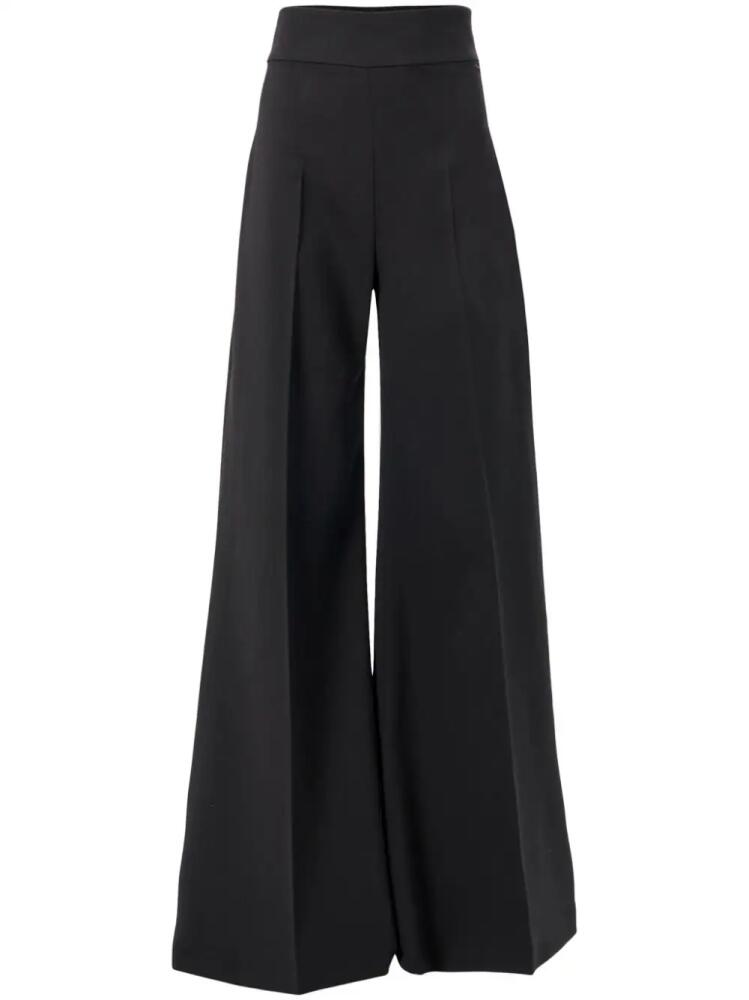 Carolina Herrera high-rise wide-leg trousers - Black Cover