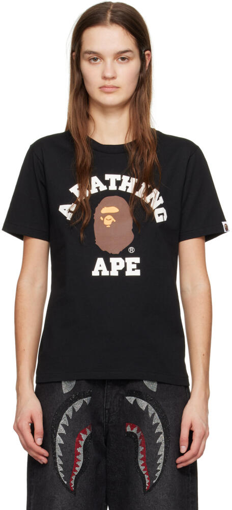 BAPE Black College T-Shirt Cover