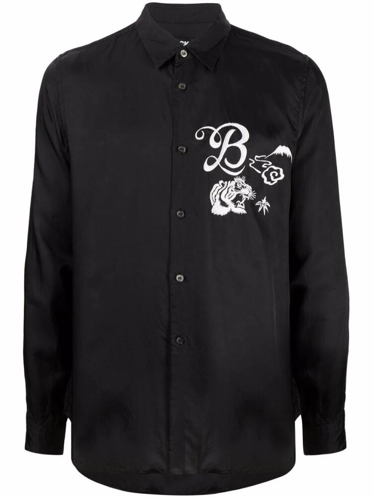 Black Comme Des Garçons embroidered-detail shirt Cover