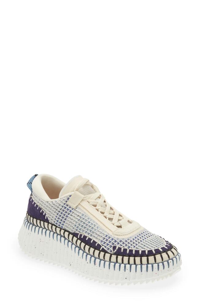 Chloé Nama Platform Sneaker in Cosmic Blue Cover