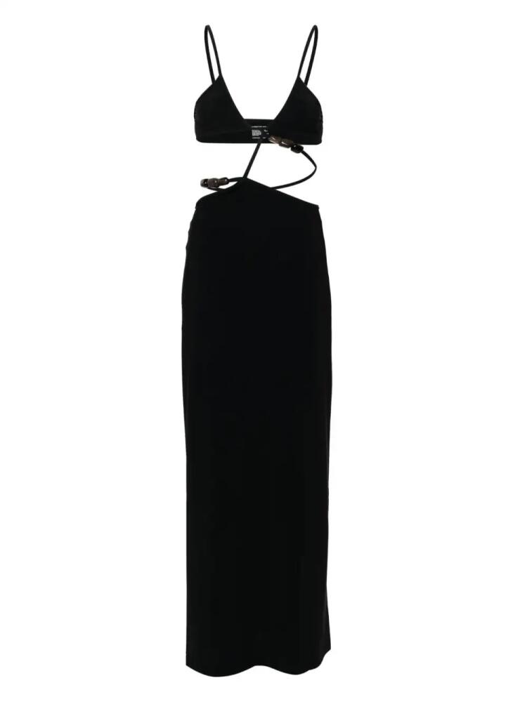 Christopher Esber cross bandeau midi dress - Black Cover