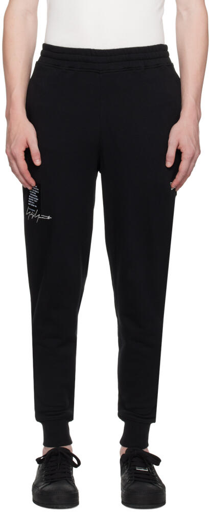 YOHJI YAMAMOTO Black New Era Edition Sweatpants Cover