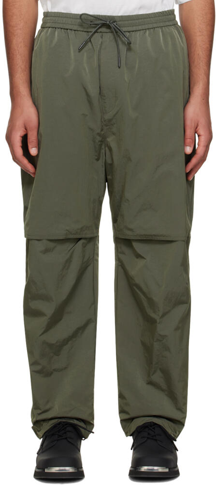 Juun.J Green Drawstring Trousers Cover