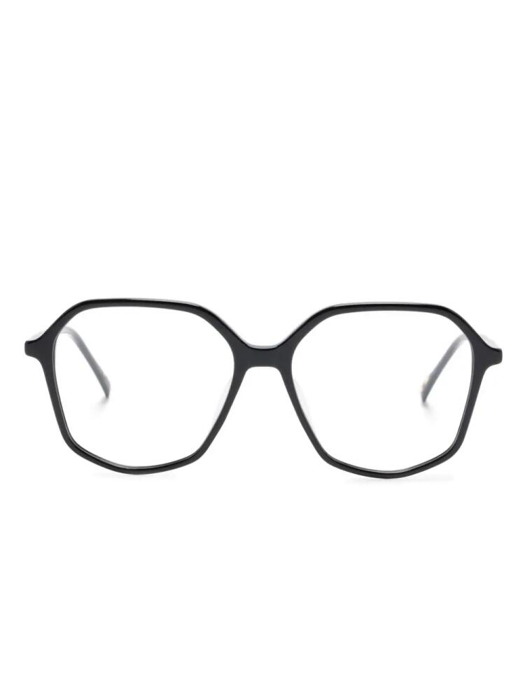 GIGI STUDIOS Cora geometric-frame glasses - Black Cover