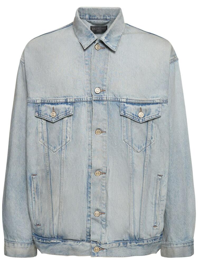 BALENCIAGA Organic Japanese Cotton Denim Jacket Cover