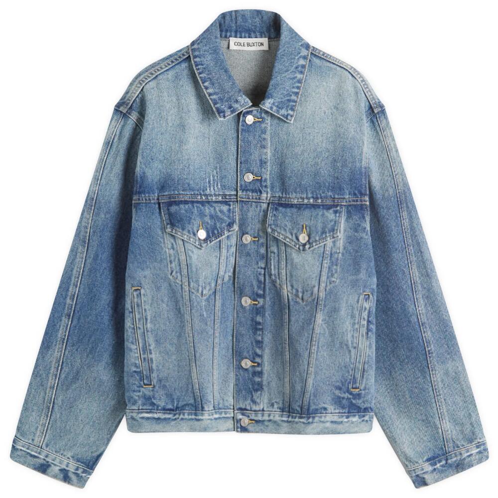 Cole Buxton Men's Denim Jacket in Blue Cover