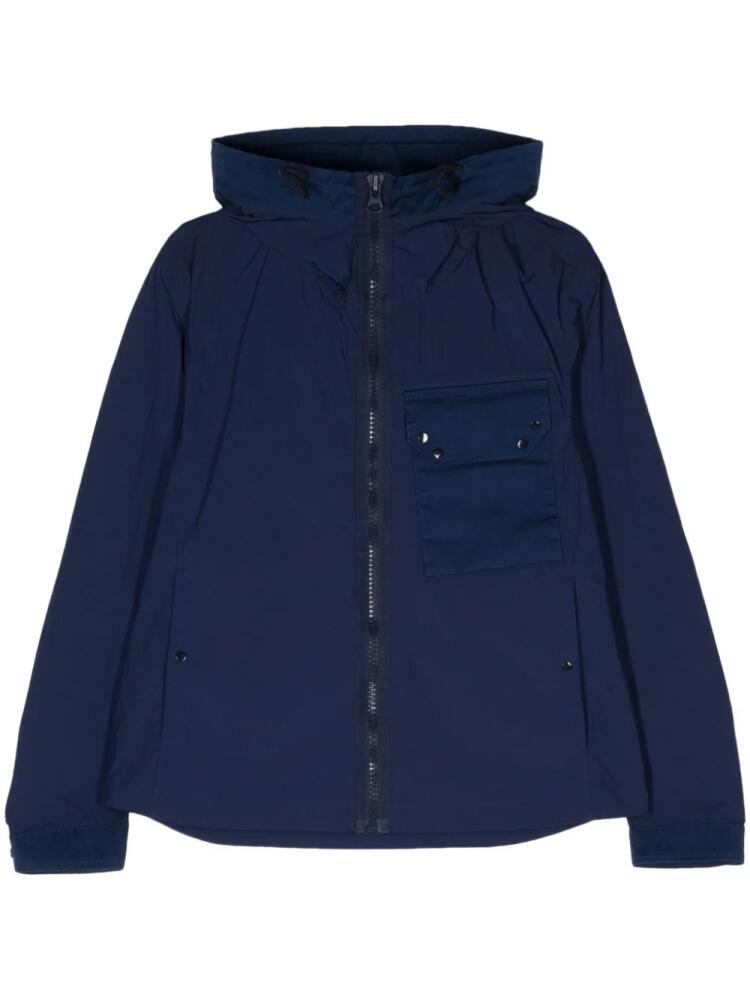 Ten C Mid Layer hooded jacket - Blue Cover