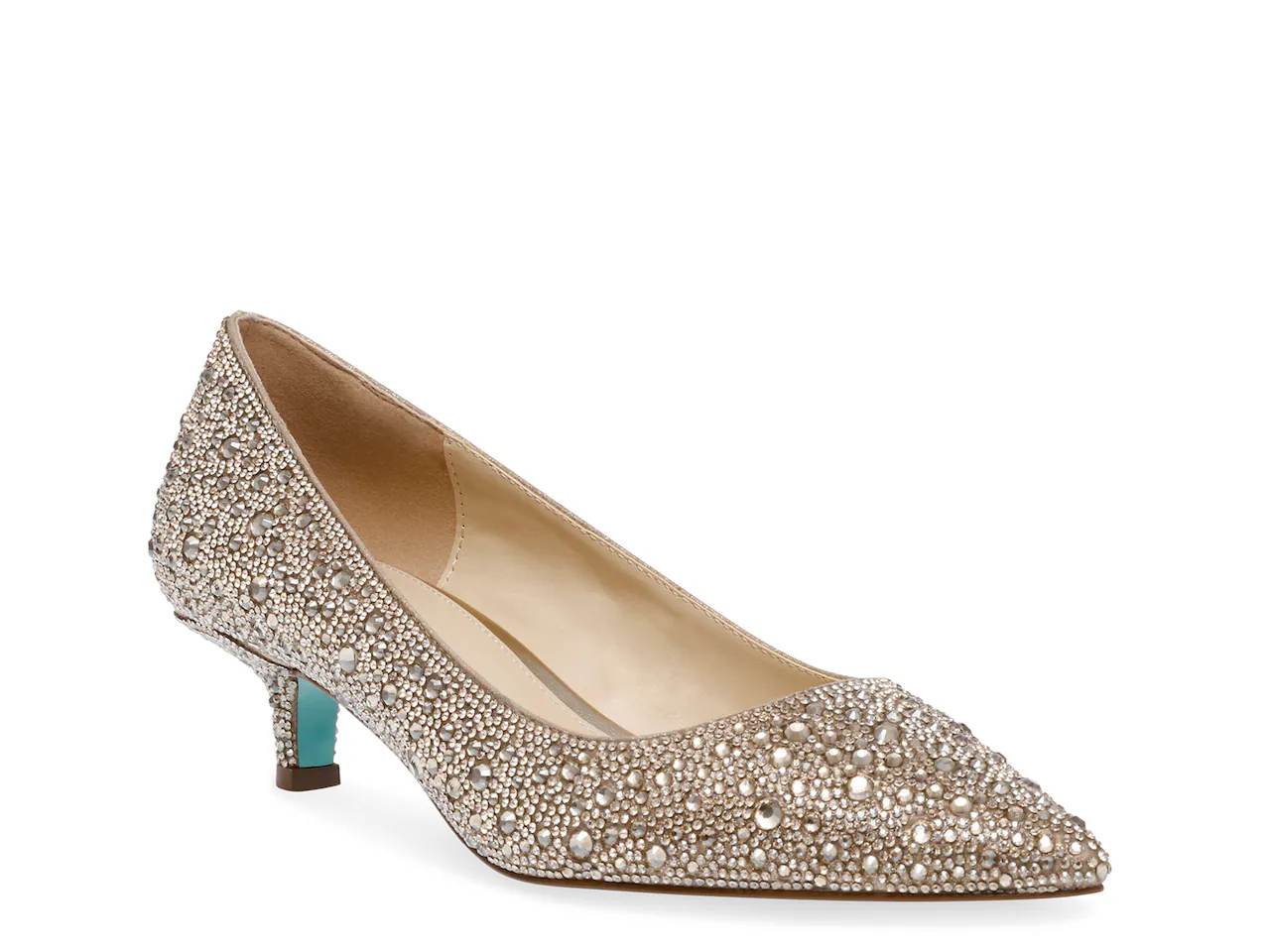 Betsey Johnson Scout Pump | Women's | Light Gold Metallic Cover