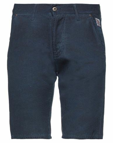 Roÿ Roger's Man Shorts & Bermuda Shorts Midnight blue Cotton, Linen Cover