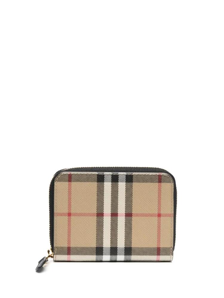 Burberry Vintage Check zipped wallet - Neutrals Cover