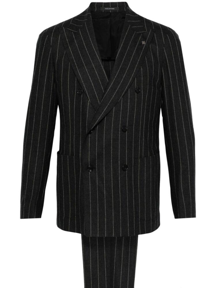 Tagliatore pinstriped suit - Grey Cover