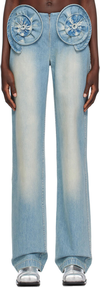 FIDAN NOVRUZOVA SSENSE Exclusive Blue Jeans Cover