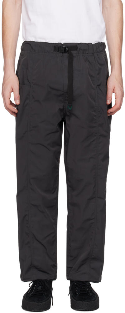 South2 West8 Gray Belted Track Pants Cover