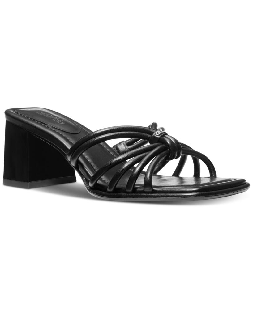 Michael Michael Kors Women's Astra Strappy Sandals - Black Cover