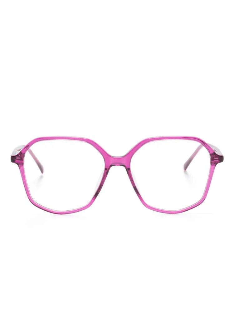 GIGI STUDIOS Cora oversize-frame glasses - Purple Cover