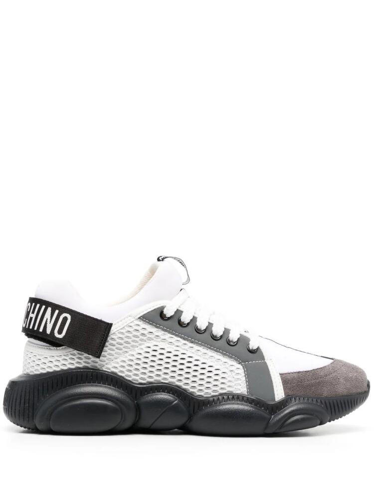 Moschino logo-detail low-top sneakers - Black Cover